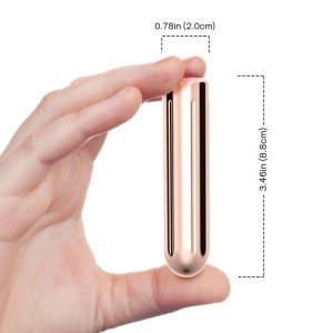 Armony Warhead Vibrator Bullet Golden 2 Cm X 8.8 Cm