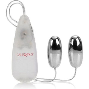 Calexotics Vibrating Bullets Silver Duo