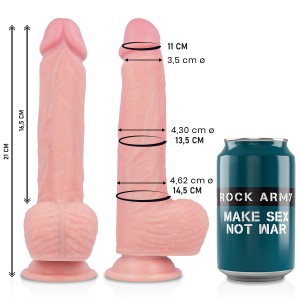 Rockarmy Liquid Silicone Premium Spitfire Realistic 21 Cm -o- 4.62 Cm