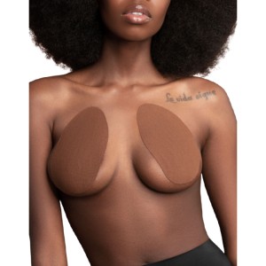 Bye-bra Breasts Enhancer + 3 Pairs Of Satin Brown Cup D/f