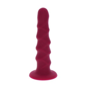 Get Real Ribbed Dong 12 Cm Red