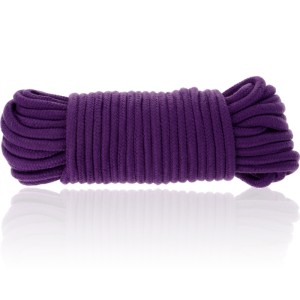 Darkness Cotton Bondage Rope 20 Meters Lilac