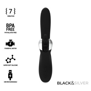 Black&silver Bunny Johnny Vibrating Vibe