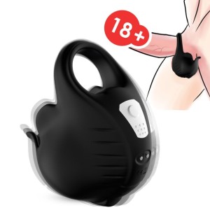 Armony Cupping Vibrator Ring Black