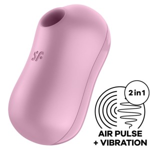 Satisfyer Cotton Candy Air Pulse Stimulator & Vibrator Lilac