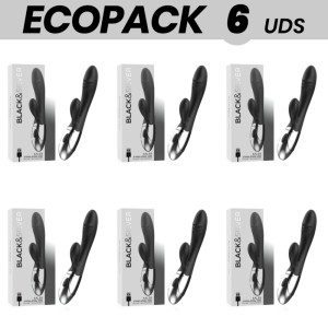 Ecopack 6 Units Black&silver Kaleb Stimulating Vibe