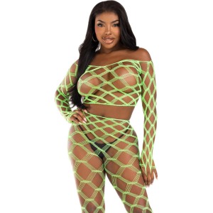 Leg Avenue Top & Leggins Hardcore Green