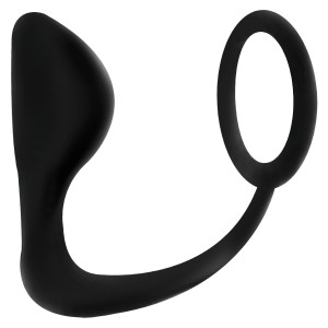 Addicted Toys Anal Plug With Black Penis Ring