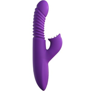 Fantasy For Her Clitoris Stimulator With Heat Oscillation And Vibration Function Violet