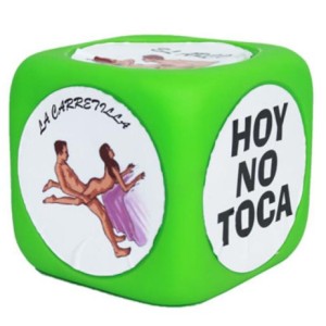 Diablo Picante Super Large Kamasutra Dice Of Postures Green