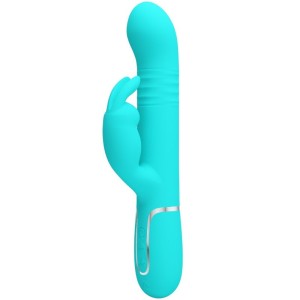 Pretty Love Coale Rabbit Vibrator Pearls Aqua Green