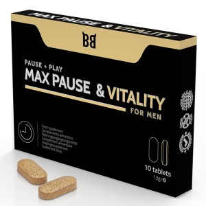 Black Bull Max Pause & Vitality Retardant For Men 10 Capsules
