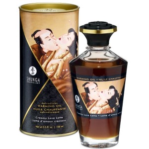 Shunga Coffee Flavor Heat Effect Massage Oil 100 Ml