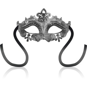 Ohmama Masks Venetian Style Mask Silver