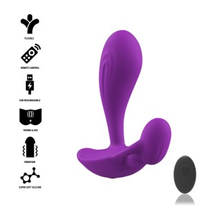 Intense Shelly Plug Anal Remote Control Purple