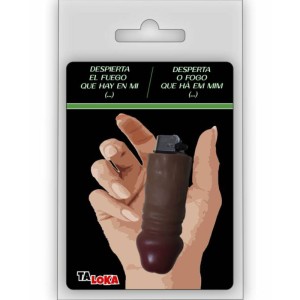 Taloka Fantastic Lighter In The Shape Of A Mulatto Color Penis 100% Rechargeable