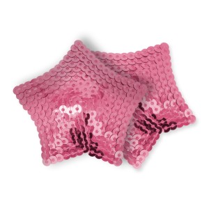 Ohmama Fetish Pink Sequined Star Nipples Covers