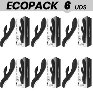 Ecopack 6 Units Black&silver Kaultz Touch Control Vibrator