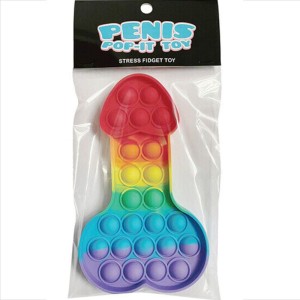 Kheper Games Multicolor Pop-it Penis Anti-stress Toy