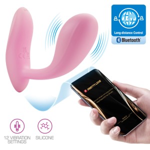 Pretty Love Baird G-spot 12 Vibrations Rechargeable Pink App