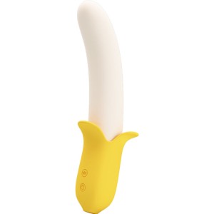 Pretty Love Banana Geek Super Power 7 Vibrations Up&down Silicone Black