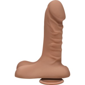 Doc Johnson The Super D Penis Real Stico 16,5 Cm Caramel