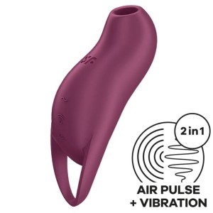 Satisfyer Pocket Pro 1 Clitoris Stimulator Garnet