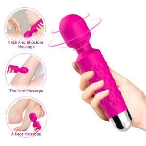Armony Postman Massager & Vibrator Super Flexible Head Fuchsia