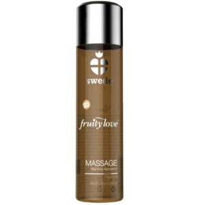 Swede Fruity Love Warming Effect Massage Oil Intense Dark Chocolate 60 Ml