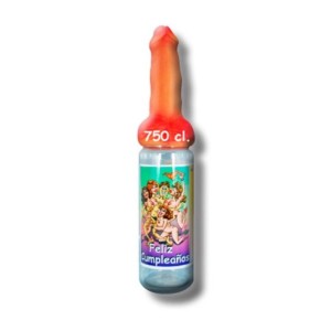 Diablo Picante Penis Feeding Bottle Birthday Flesh 750 Ml