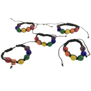 Pride Lgbt Flag Large Ball Bracelet
