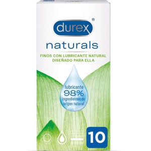 Durex Naturals Thin Condoms Natural Lube 10 Units