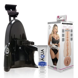 Fleshlight Mia Malkova Vagina Lvl Up + Universal Launch + Aqua Quality Lubricant 50 Ml
