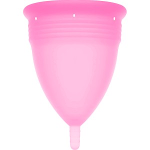 Stercup Fda Silicone Menstrual Cup Pink Size L