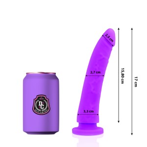 Delta Club Toys Lilac Dildo Medical Silicone 17 Cm -o- 3 Cm