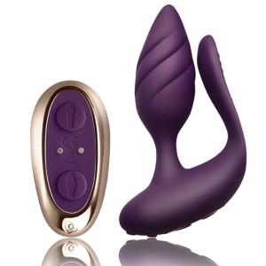 Rocks-off Cocktail Plug Remote Control Lilac