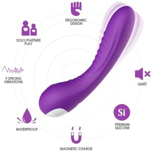 Armony Legend Vibrator Silicone Purple