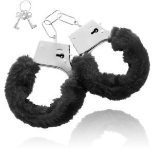 Ohmama Fetish Flurry Metal Cuffs Black