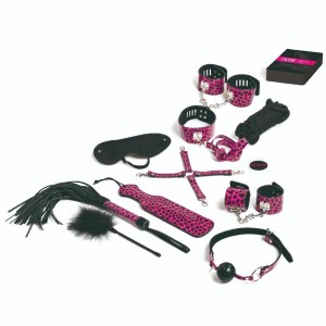 Tease & Please Set 13 Magenta Bondage Accessories