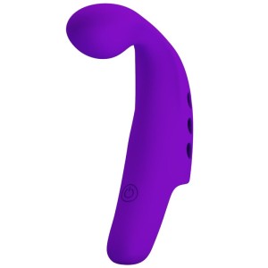 Pretty Love Gorgon Purple Rechargeable Finger Vibrator