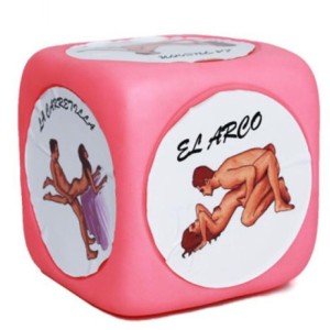 Diablo Picante Super Large Kamasutra Dice Of Postures Pink
