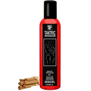 Eros-art Natural Tantric Massage Oil And Aphrodisiac Cinnamon 200 Ml