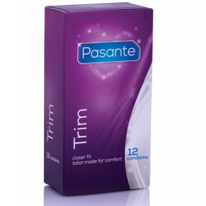 Pasante Thin Trim Ms Condoms 12 Units