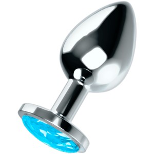 Ohmama Anal Plug With Blue Crystal M