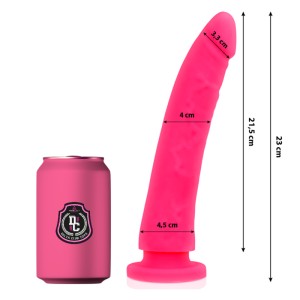 Delta Club Toys Pink Dildo Medical Silicone 23 Cm -o- 4.5 Cm