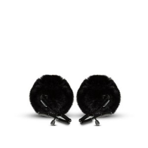Noir Pom Adjustable Nipple Clamps Black