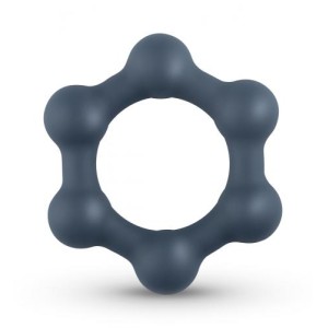 Boners Hexagon Cockring With Steel Balls