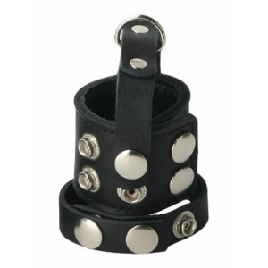 Strict Leather Cock Strap And Ball Stretcher