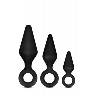 Anal Adventures Platinum Silicone Anal Plug Set