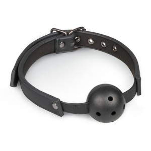 Ball Gag With Pvc Ball Black
